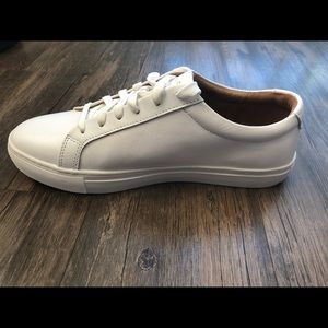 Mens New Republic Kurt White Leather Sneakers 8.5M